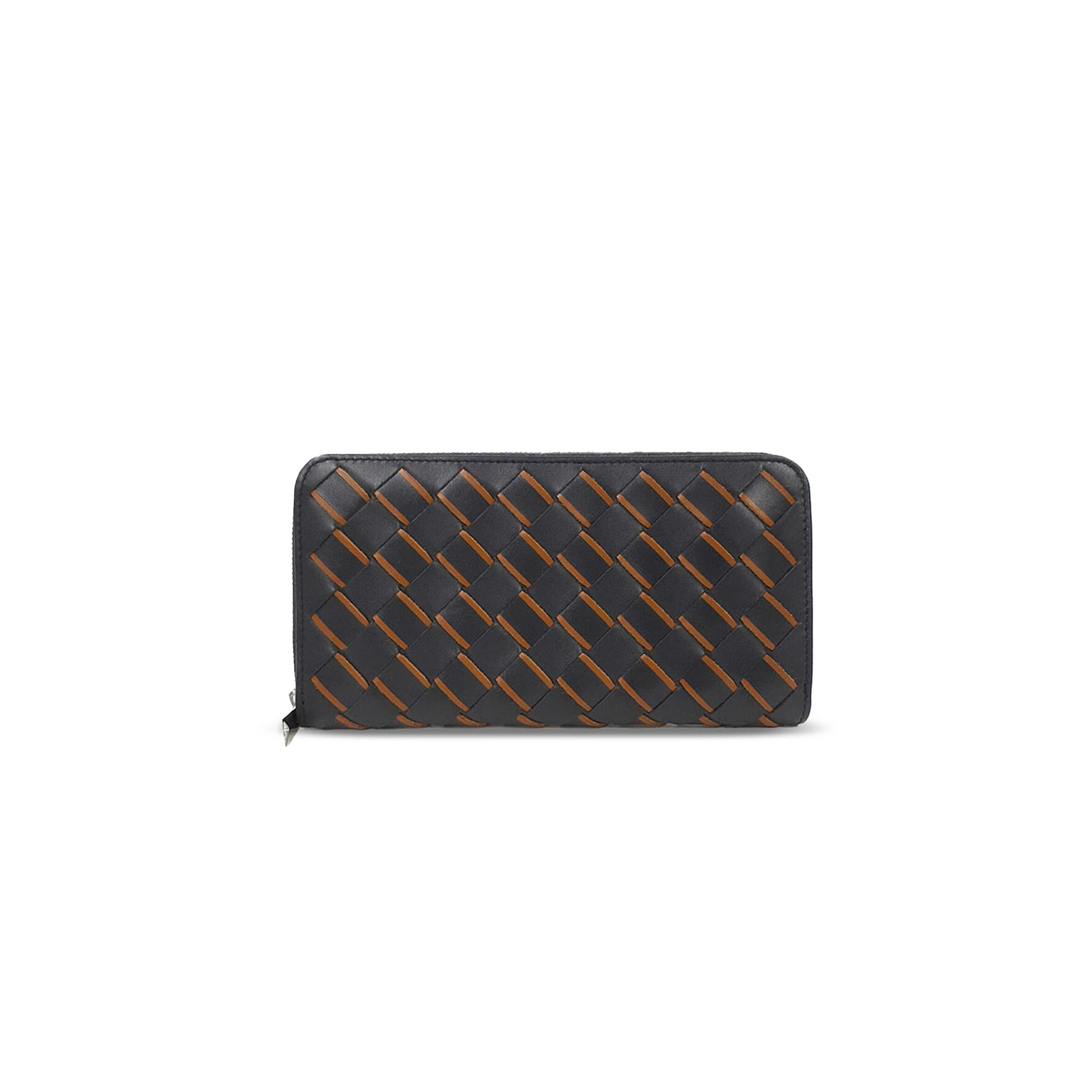 BOTTEGA VENETA INTRECCIATO ZIP-AROUND WALLET 593217 (19*10*2cm)